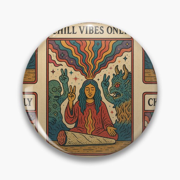 Item preview, Chill Vibes Only Original Weed Card Label designed and sold by DabGraphic.