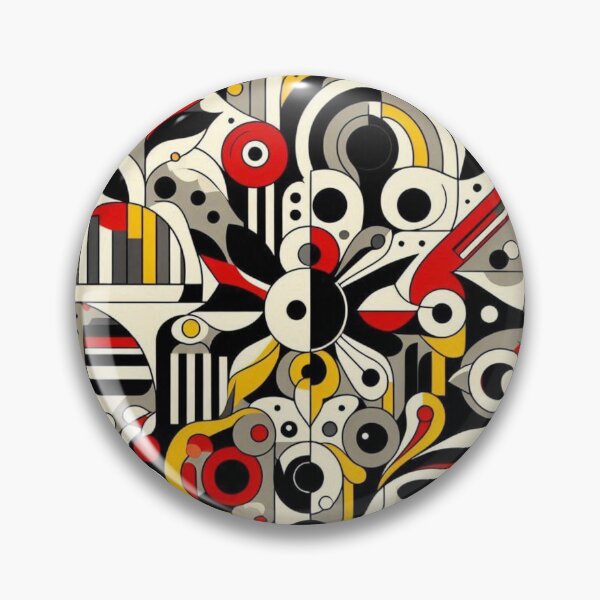 Item preview, "Bold Cubist Composition – Fernand Léger Inspired Art" designed and sold by TwoDotsStudio.