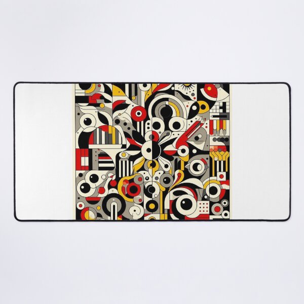 Item preview, "Bold Cubist Composition – Fernand Léger Inspired Art" designed and sold by TwoDotsStudio.