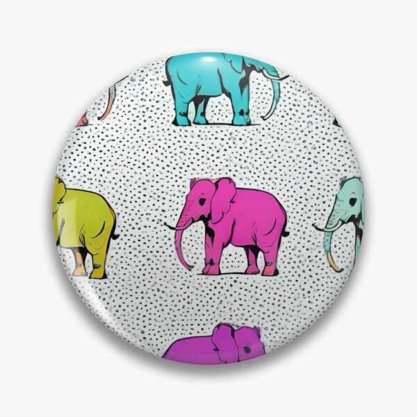 Item preview, Colourful pachyderms  designed and sold by Glenbobagins.