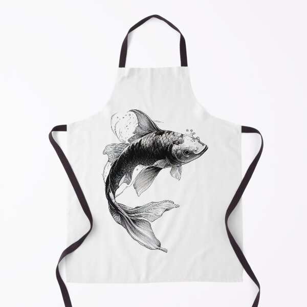 Item preview, Koi Harmony - Line Art Elegance designed and sold by ShadowAndSlate.