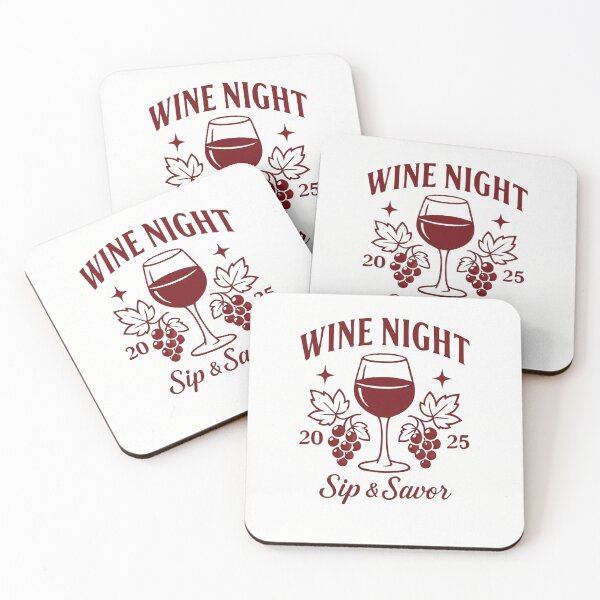 Item preview, Wine Night! designed and sold by genzstickersinc.