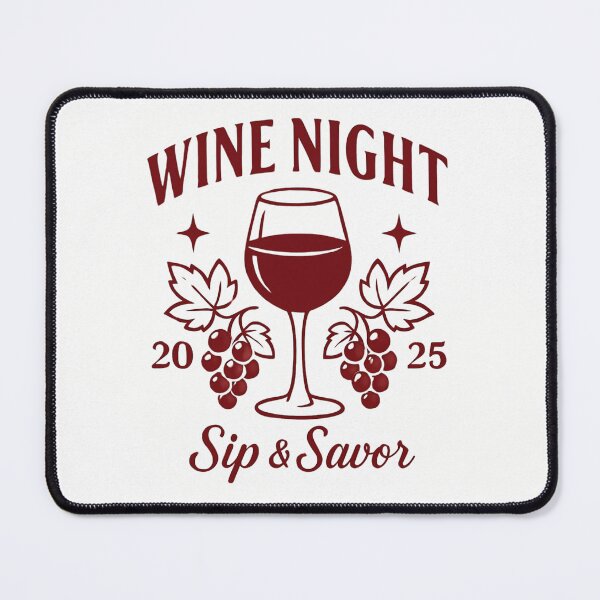 Item preview, Wine Night! designed and sold by genzstickersinc.