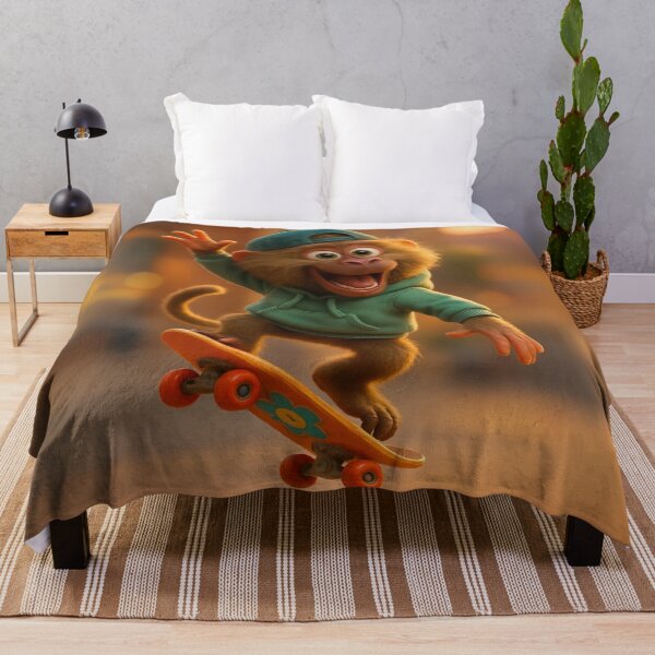 Item preview, Skater Olive Baboon Joyride designed and sold by Sillytoe.