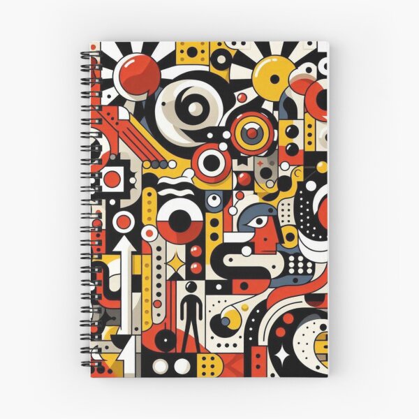 Item preview, "Dynamic Cubist Art – Fernand Léger Inspired Design" designed and sold by TwoDotsStudio.