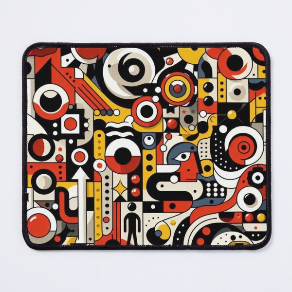 Item preview, "Dynamic Cubist Art – Fernand Léger Inspired Design" designed and sold by TwoDotsStudio.