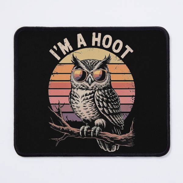 Item preview, I’m a Hoot – Funny Owl with Sunglasses Retro Design designed and sold by love3617.
