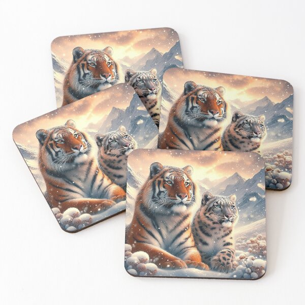 Item preview, Bond of the Snowbound Cats designed and sold by nikkolaus.