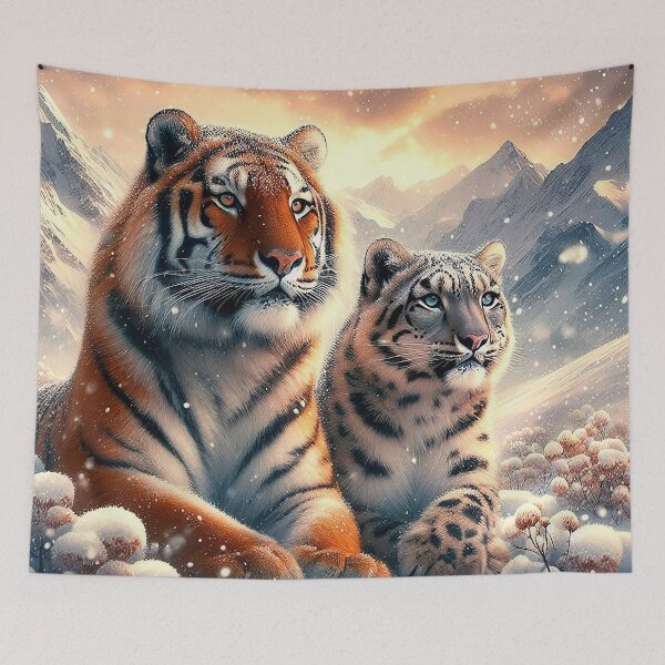 Item preview, Bond of the Snowbound Cats designed and sold by nikkolaus.
