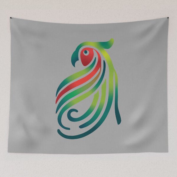 Item preview, Minimalist Parrot designed and sold by LadyInEverGreen.