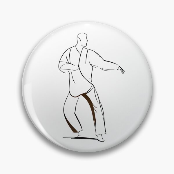 Item preview, Tai Chi Flow - Male Line Art Serenity designed and sold by ShadowAndSlate.