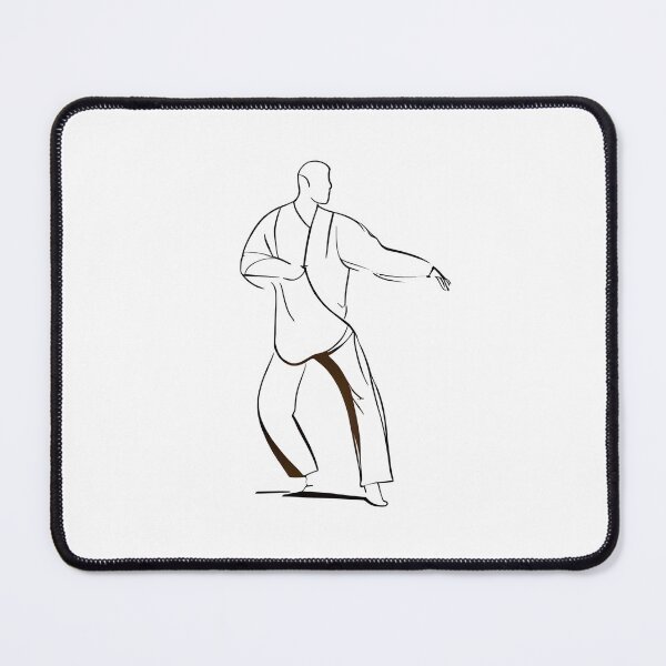 Item preview, Tai Chi Flow - Male Line Art Serenity designed and sold by ShadowAndSlate.