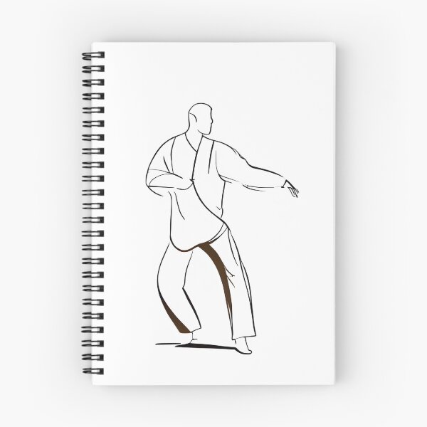 Item preview, Tai Chi Flow - Male Line Art Serenity designed and sold by ShadowAndSlate.