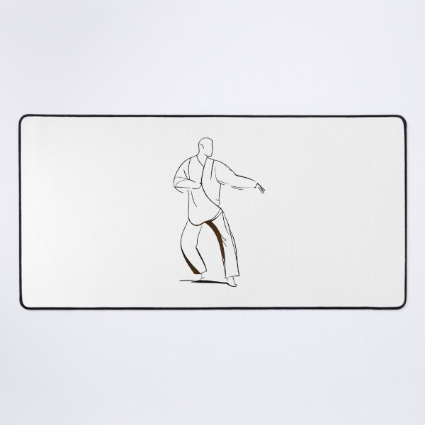 Item preview, Tai Chi Flow - Male Line Art Serenity designed and sold by ShadowAndSlate.