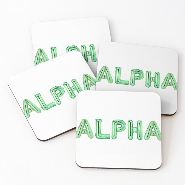 Item preview, ALPHA Balloon Letters-GREEN designed and sold by skybluepink studio.