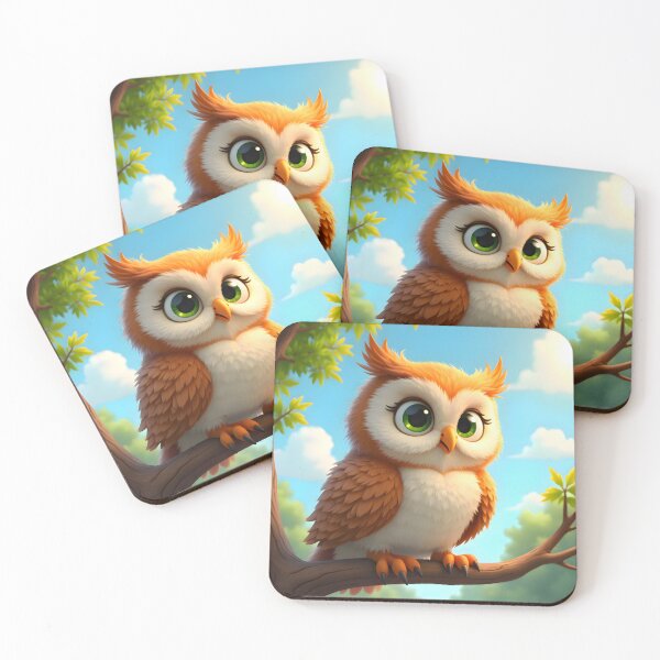 Item preview, Adorable Brown Owl Poster  designed and sold by nhk999.