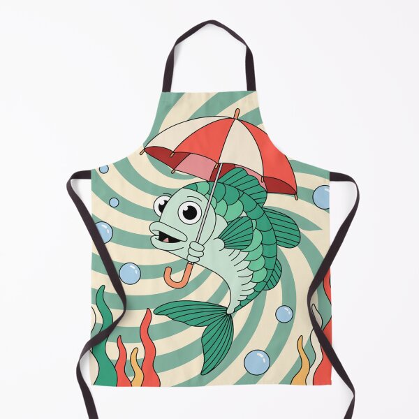 Item preview, Fish with an umbrella. designed and sold by Lilashakti ⭐️ ⭐️ ⭐️ ⭐️ ⭐️.