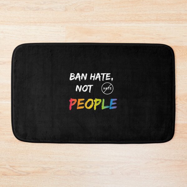 Item preview, Prohíban el odio, no la gente. Mensaje de protesta. designed and sold by JadedDesign.