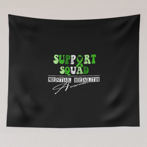 Item preview, support squad mental health shirt designed and sold by CanvaSnap ⭐⭐⭐⭐⭐.