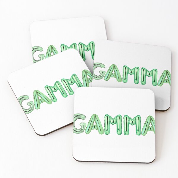 Item preview, GAMMA Balloon Letter-GREEN designed and sold by skybluepink studio.