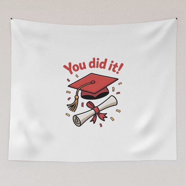 Item preview, You Did It – Graduation Celebration Card designed and sold by Hooodify.