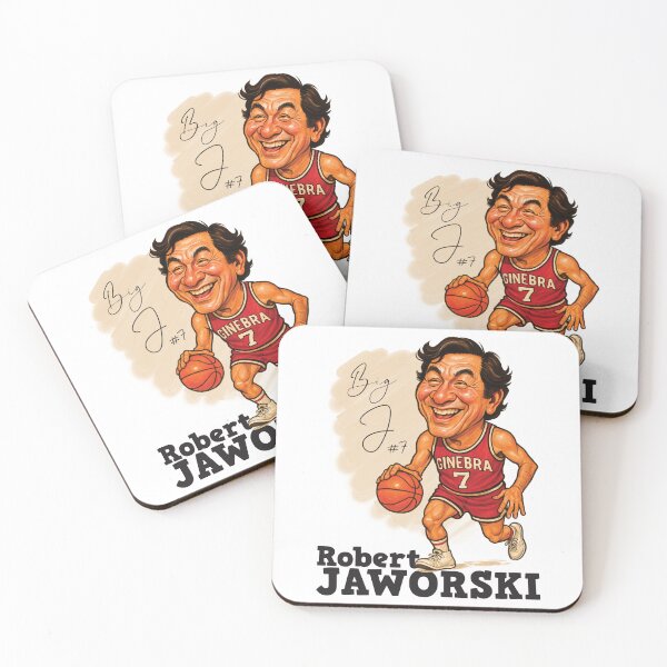 Item preview, Caricatura de Robert Jaworski: leyenda del baloncesto ginebrino designed and sold by artjuniverse.