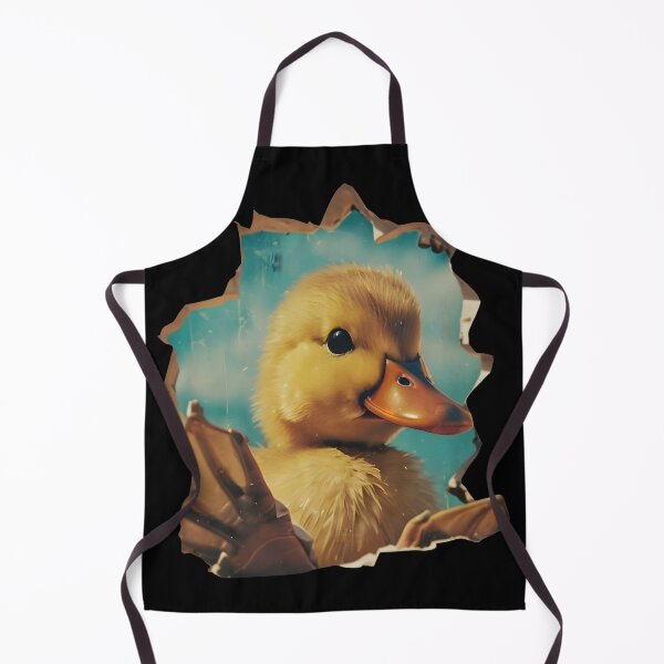 Item preview, Breaking Duck | Realistic Duckling Crashing Through Wall Design designed and sold by TeeTimeTreasure.