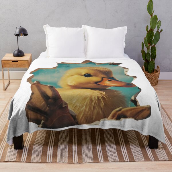 Item preview, Breaking Duck | Realistic Duckling Crashing Through Wall Design designed and sold by TeeTimeTreasure.