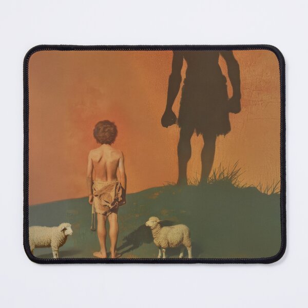 Item preview, The Victor Had No Sword - David and Goliath designed and sold by SanctifiedSouls.
