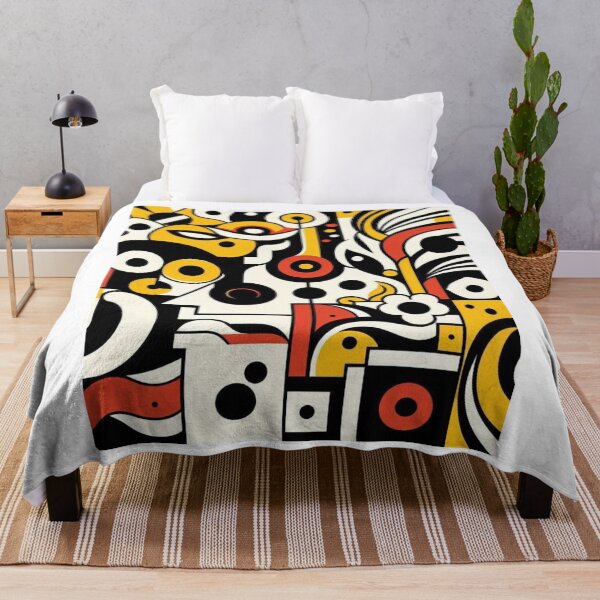 Item preview, "Bold Cubist Art – Fernand Léger Inspired Design" designed and sold by TwoDotsStudio.