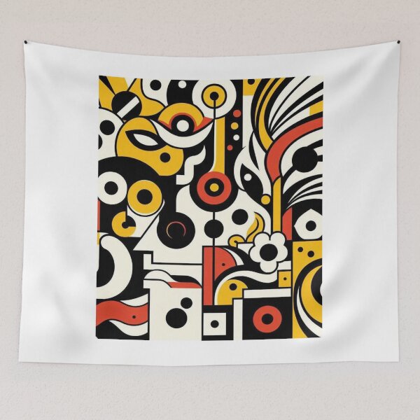 Aperçu de l'œuvre « Art cubiste audacieux – Design inspiré de Fernand Léger » créée et vendue par TwoDotsStudio.