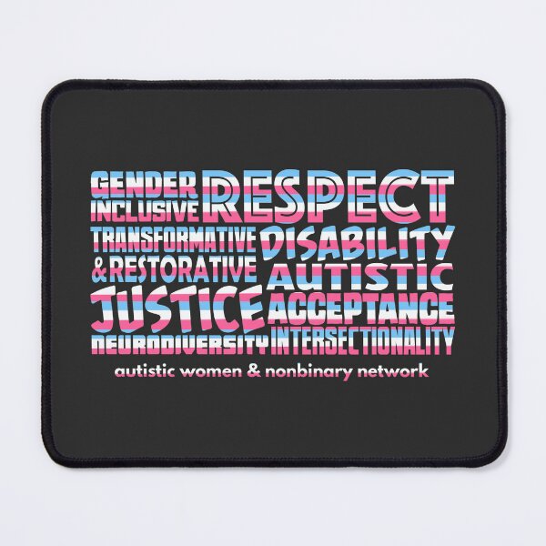 Item preview, AWN Trans Pride Word Cloud designed and sold by ShopAWN.