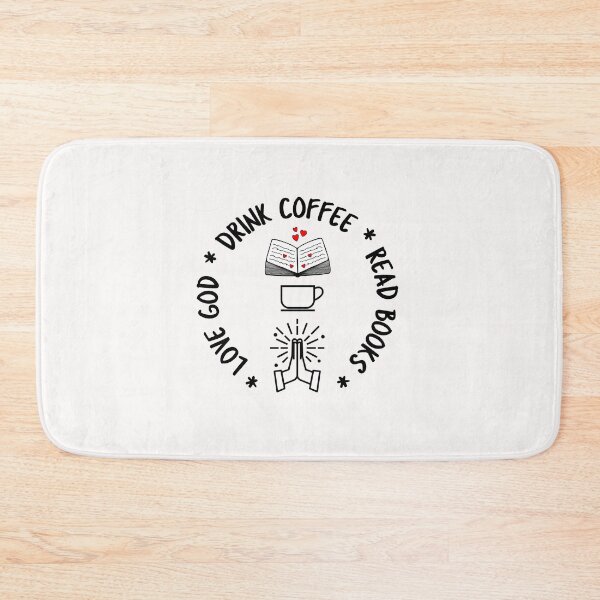 Item preview, Love God Drink Coffee Read Books designed and sold by Sartoris Art.