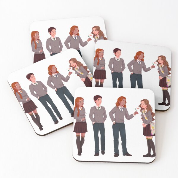 Item preview, Band of Exiles + Elain as wizarding students designed and sold by ACourtofLucien.