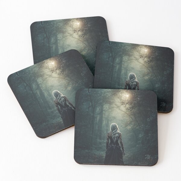 Item preview, She Walks Where the Moon Waits designed and sold by oanaunciuleanu.