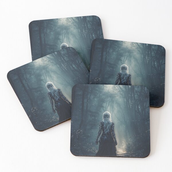 Item preview, She Walks Where the Moon Waits designed and sold by oanaunciuleanu.
