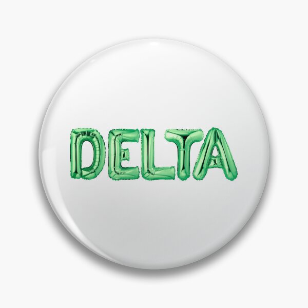 Item preview, DELTA Balloon Letter-GREEN designed and sold by skybluepink studio.