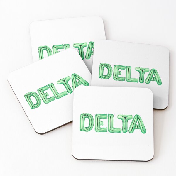 Item preview, DELTA Balloon Letter-GREEN designed and sold by skybluepink studio.