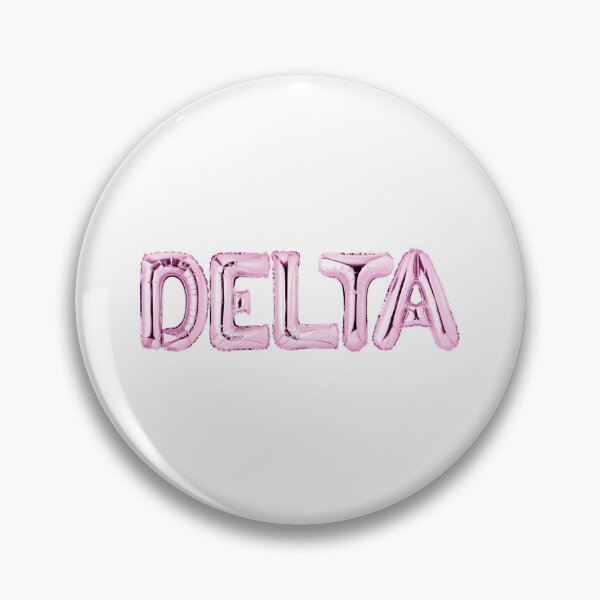 Item preview, DELTA Balloon Letter-PINK designed and sold by skybluepink studio.