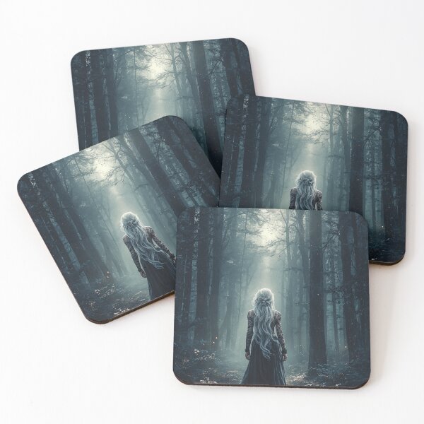 Item preview, She Walks Where the Moon Waits designed and sold by oanaunciuleanu.