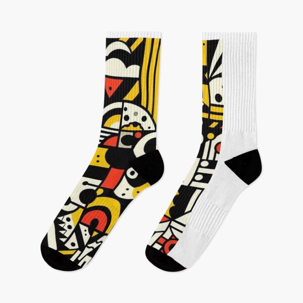Item preview, "Bold Cubist Art – Fernand Léger Inspired Design" designed and sold by TwoDotsStudio.