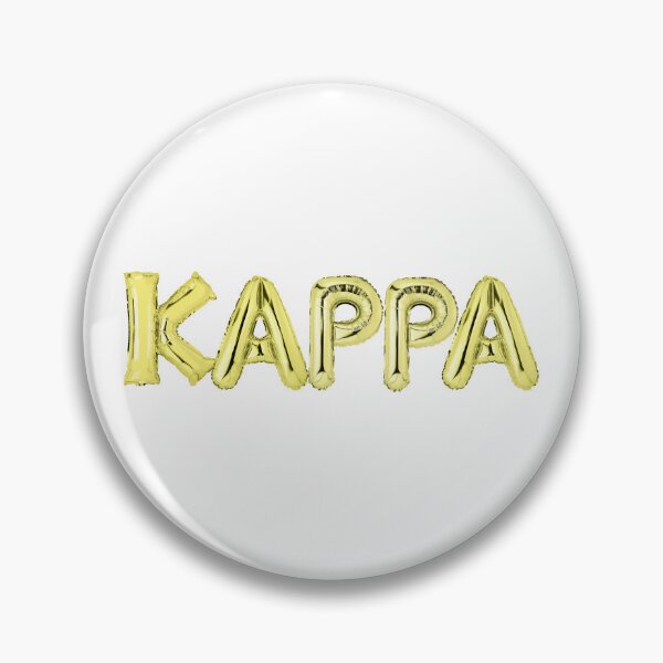 Item preview, KAPPA Balloon Letter-GOLD designed and sold by skybluepink studio.