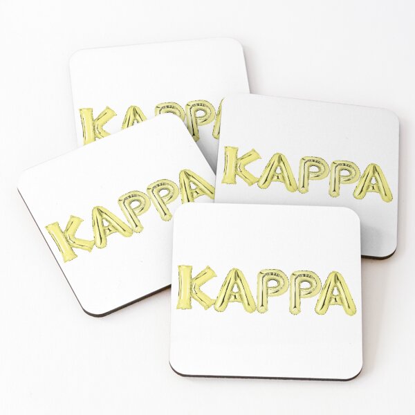 Item preview, KAPPA Balloon Letter-GOLD designed and sold by skybluepink studio.
