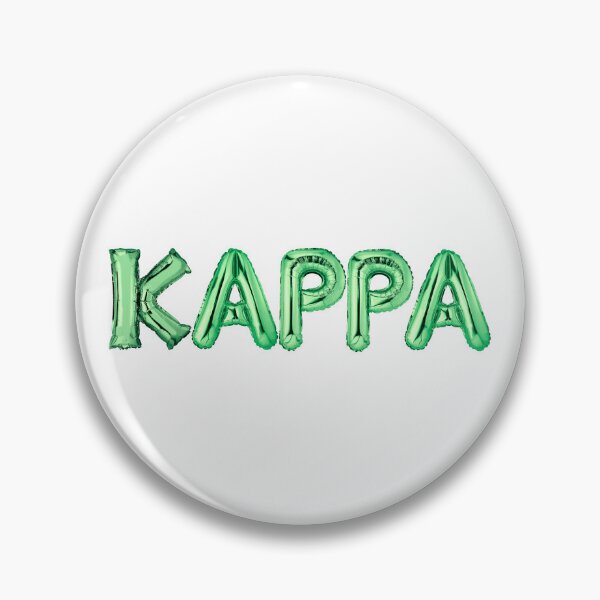 Item preview, KAPPA Balloon Letter-GREEN designed and sold by skybluepink studio.