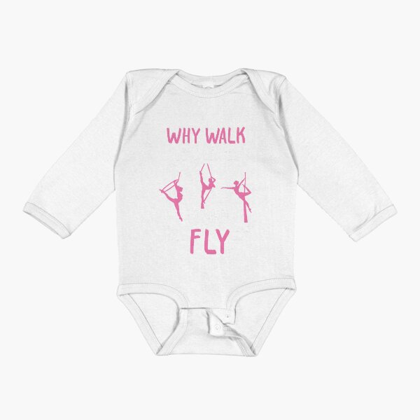 Item preview, Why Walk When You Can Fly Aerial Silks Dancer designed and sold by Aerial Addicts.