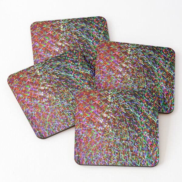 Item preview, Popping Candy, Vintage Light Trail Pattern Photography Art designed and sold by Art by Agnes Bosze.