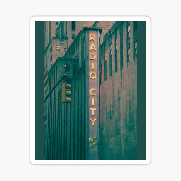 Item preview, New York City - Radio City Music Hall designed and sold by TheGlobalFrame.