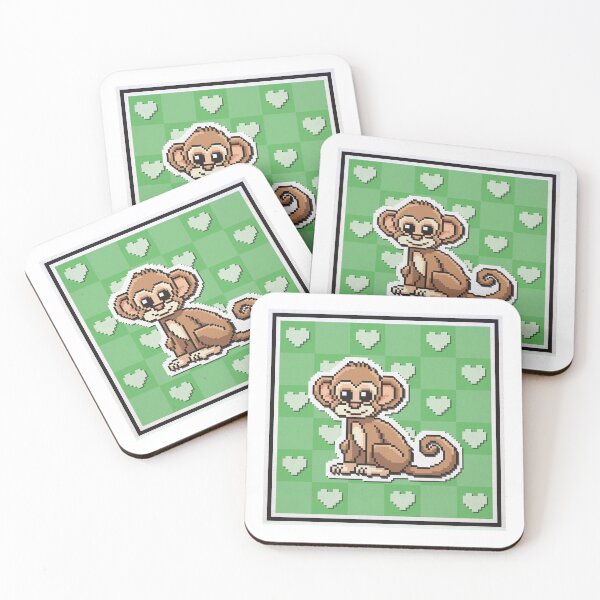 Item preview, Papercut Pixel Zoo: Monkey designed and sold by paperxpixels.