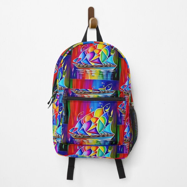 Item preview, Tinted Sails - A sue-real colorful take on a tall ship designed and sold by shakespeare1212.