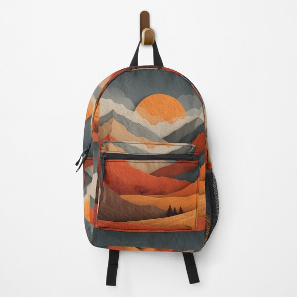 Item preview, Sunset Over Layered Mountains designed and sold by aimazing_life.